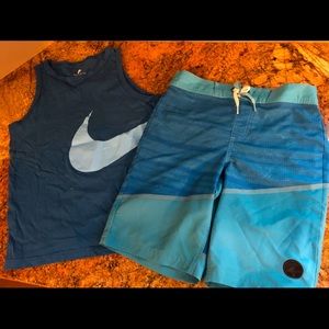 Nike Tank and Ripzone Trunks Bundle